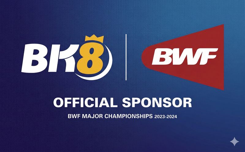 BK8 Official Sponsor of BWF Major Championships